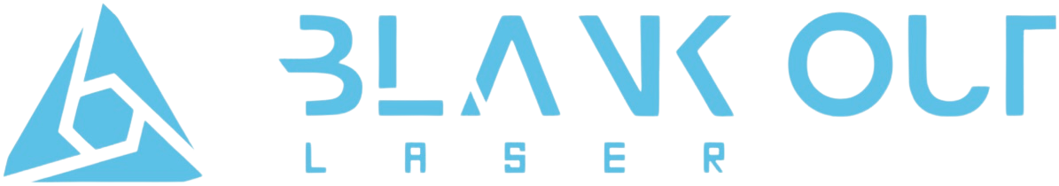Logotipo Blankout laser